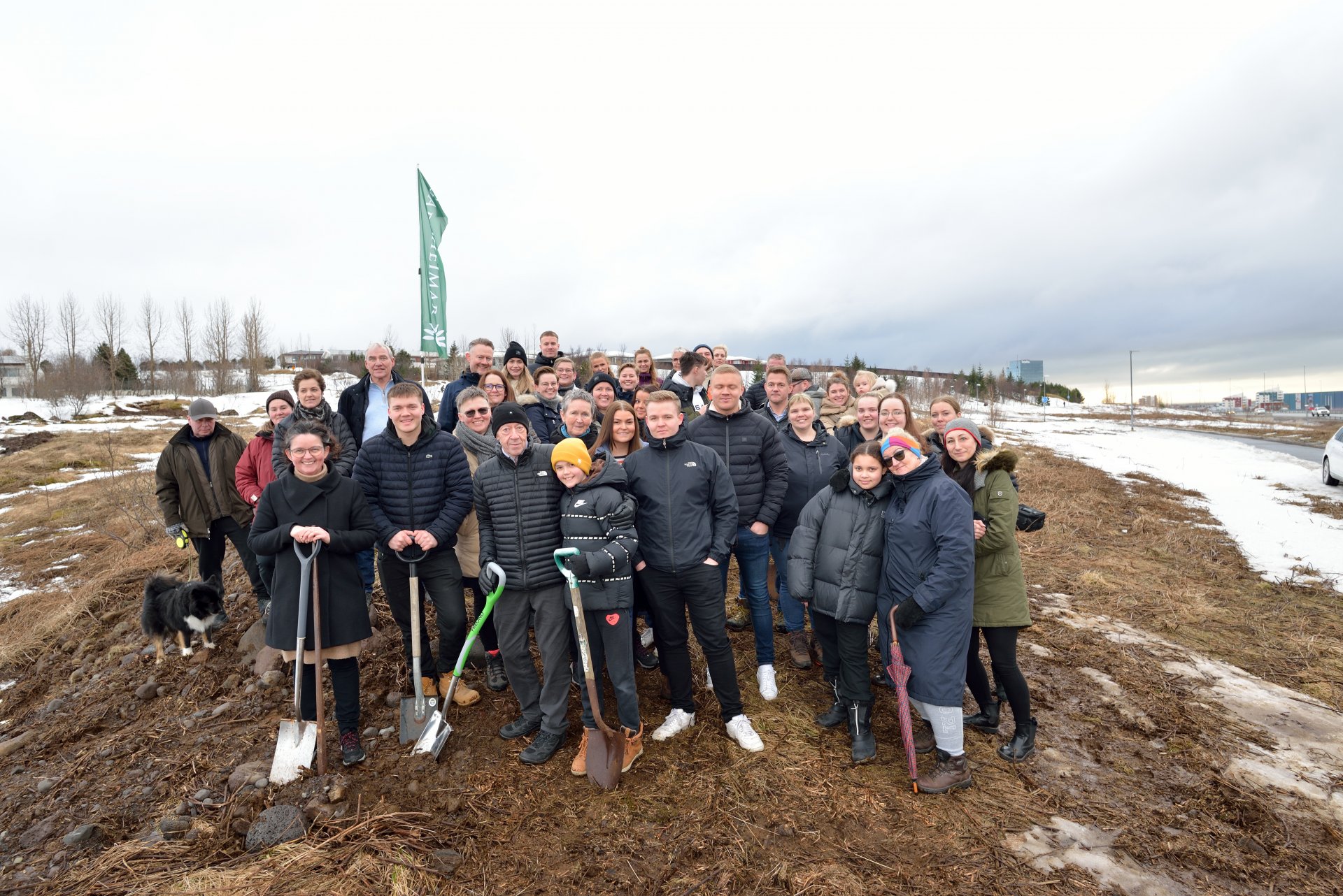 Fyrsta skóflustungan