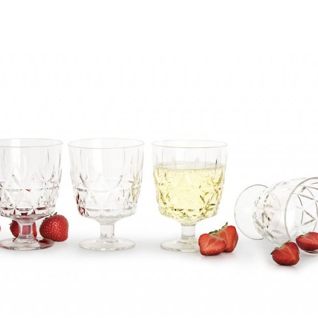 Sagaform picnic glös á fæti