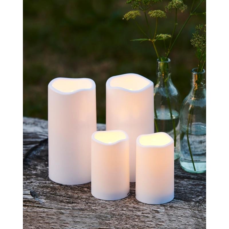 Storm batterískerti - úti