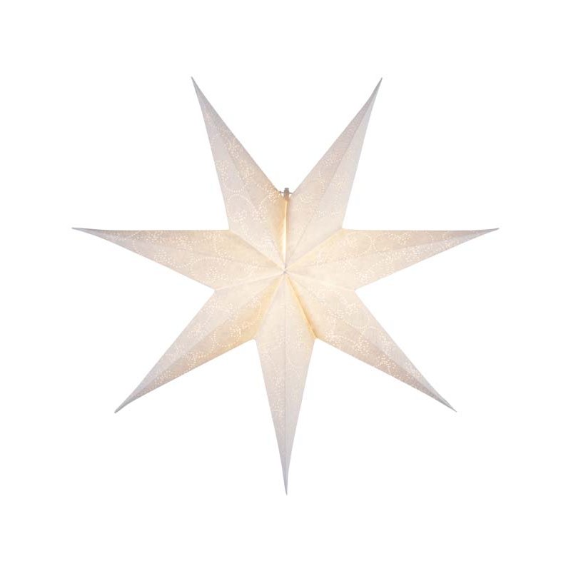 Decorus pappastjarna - hvít