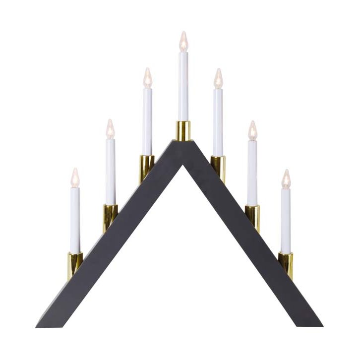 Halla aðventuljós, 7 ljós - grátt