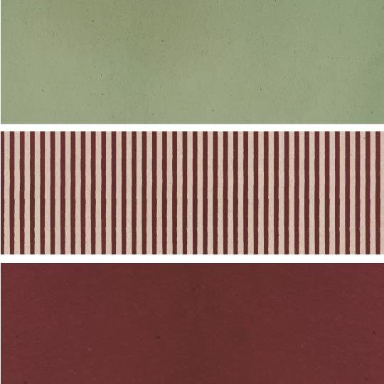 Jólapappír frá Ib Laursen - 3 teg, rauður/grænn