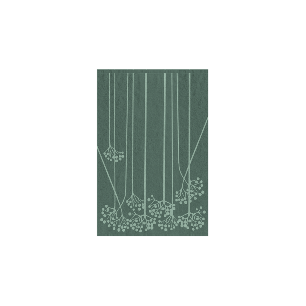 Vorhús handklæði Garðaveisla - grænt