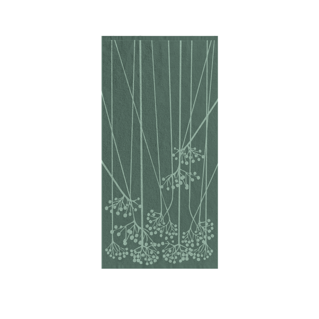 Vorhús handklæði Garðaveisla - grænt