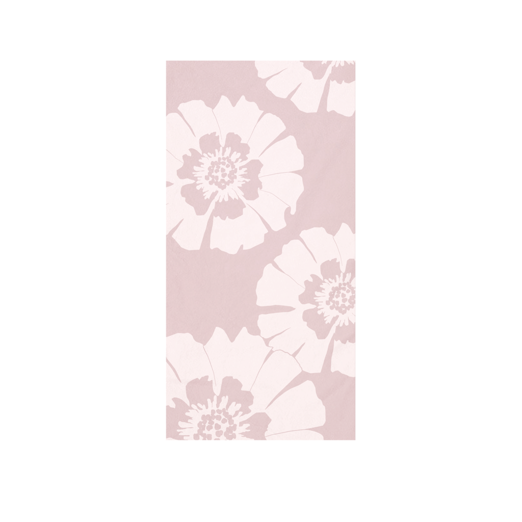 Vorhús handklæði Villiblóm - bleik