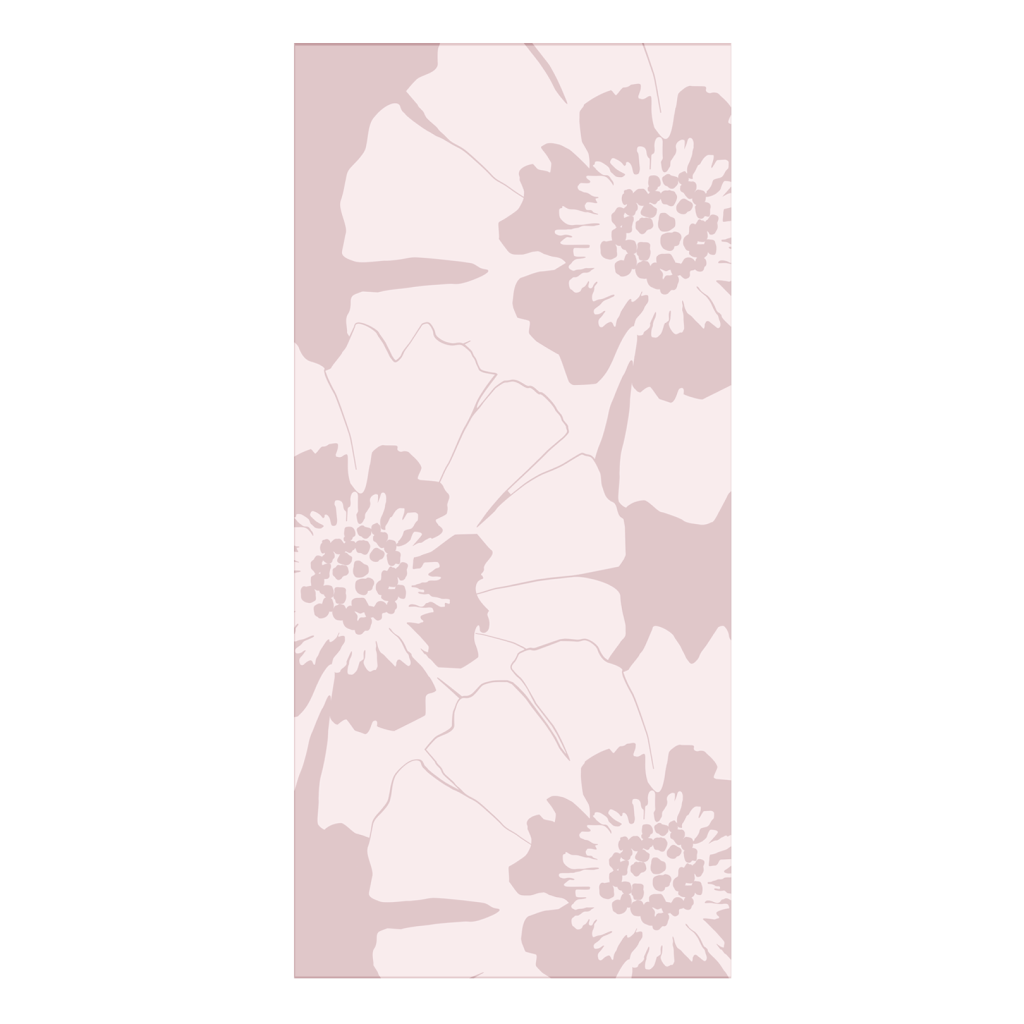 Vorhús handklæði Villiblóm - bleik