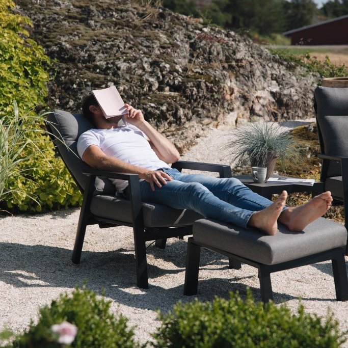 New York stóll - grár