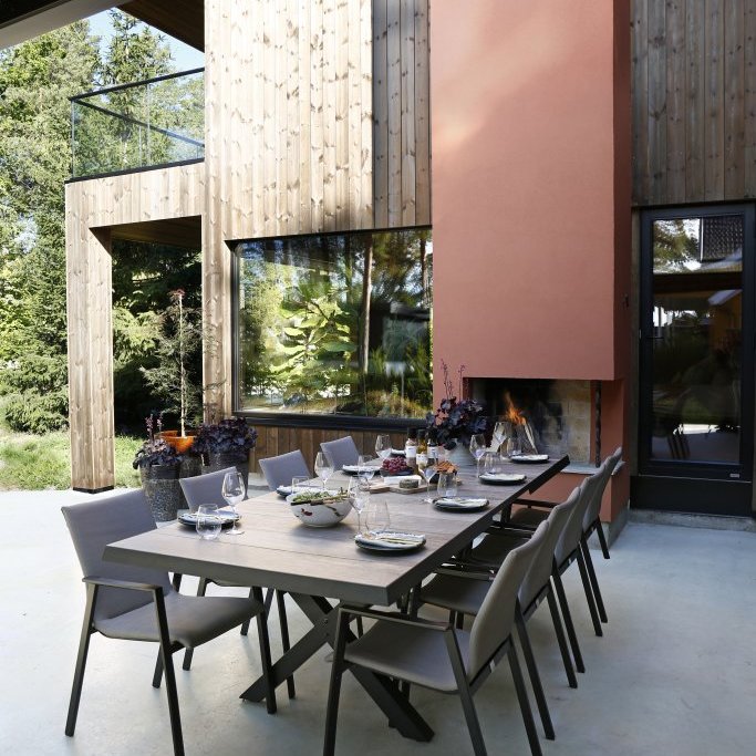 Austin stóll - drapplituð sessa