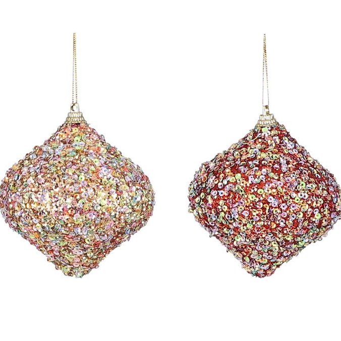 Glimmerkúla - gyllt eða rauð