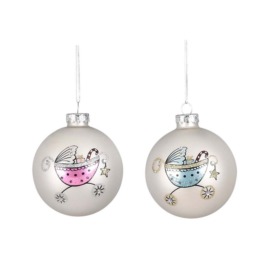 Stelpu- og strákakúlur - silfur