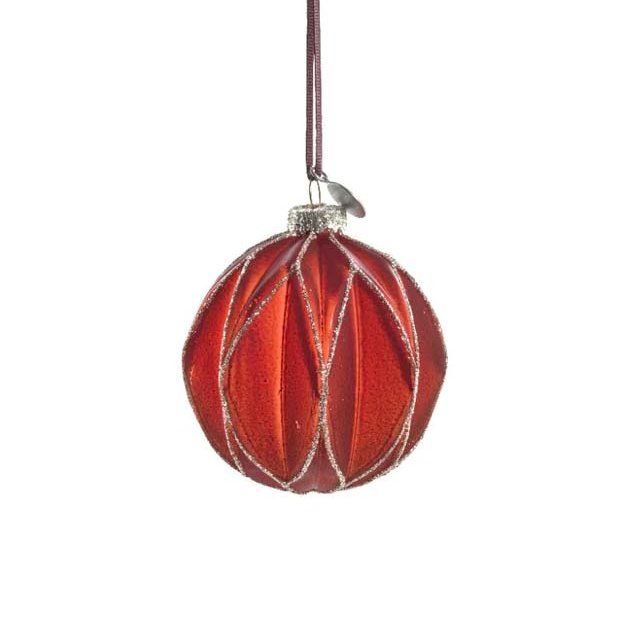 Navina jólakúla - rauð