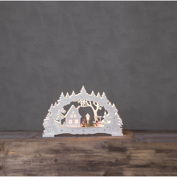 Aðventumynd Ulm útskorin - batt