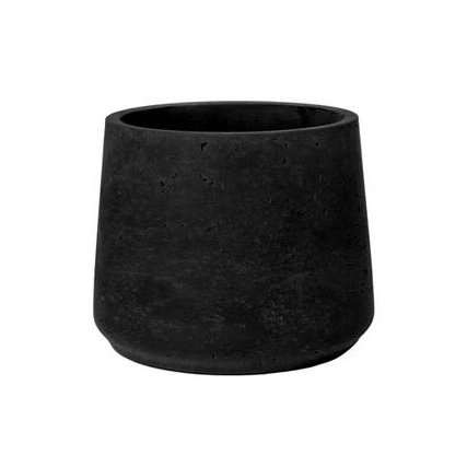 Patt blómapottur - svartur