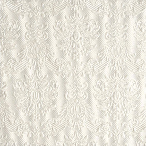 Perluhvítar servíettur