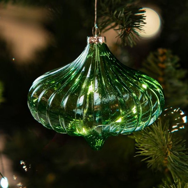 Dina jólakúla með ljósi