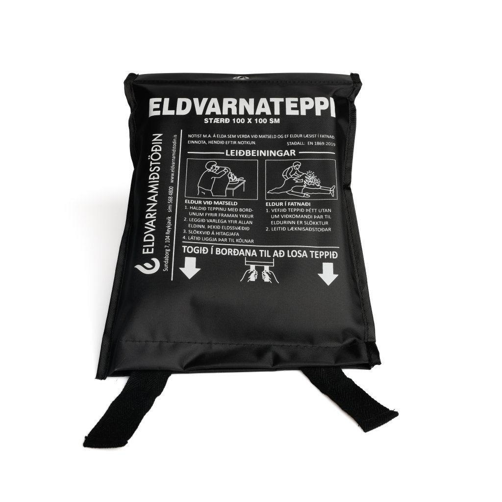 Eldvarnarteppi Cooking - svart/gyllt