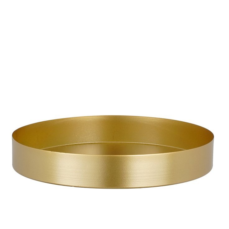 Passo skrautbakki - gylltur