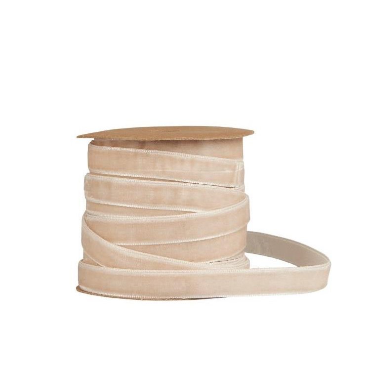 Velur borði 10 m, nokkrir litir