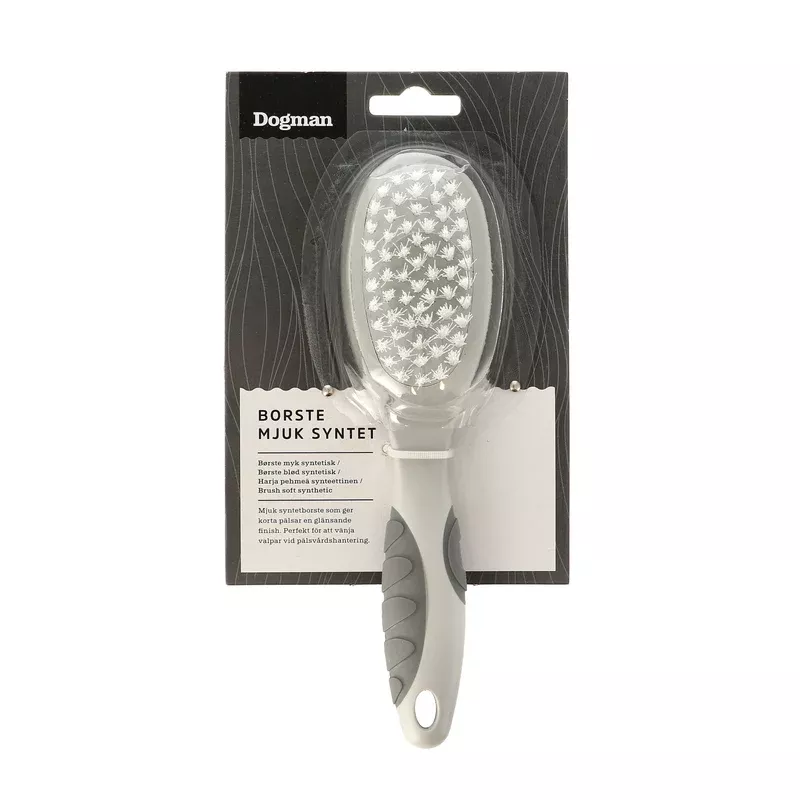 Bursti með mjúkum gervihárum