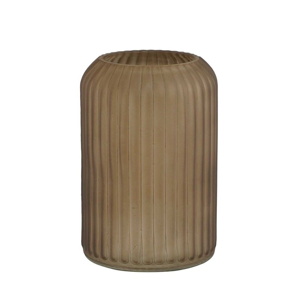 Blómavasi, rifflaður - fjórir litir