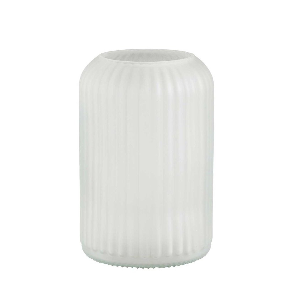 Blómavasi, rifflaður - fjórir litir