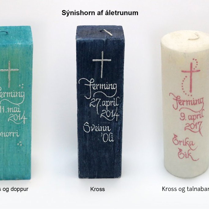 Sívalningur 24 cm frá Heimaey - kopar