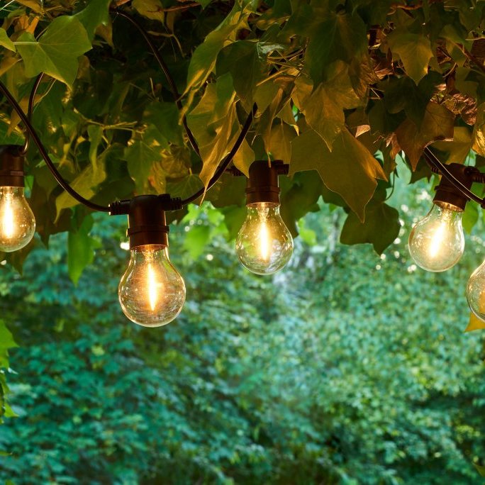 Tobias 10 ljósa - glær