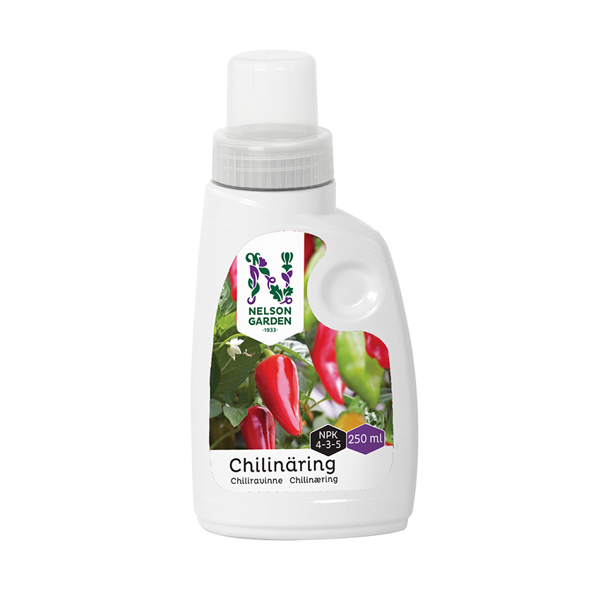 Chili næring frá Nelson Garden