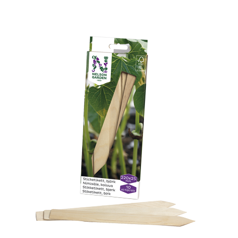 Plöntumerki úr við