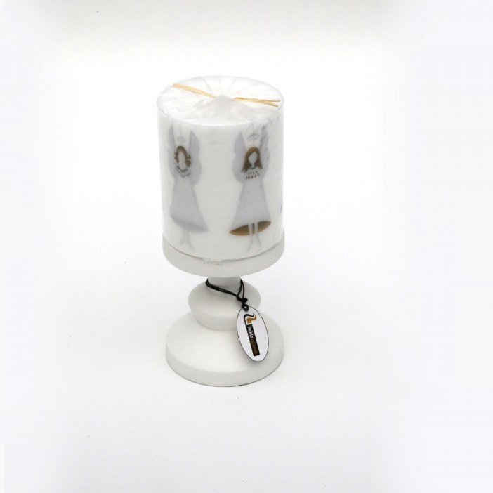 Hekla kertastjaki - hvítur