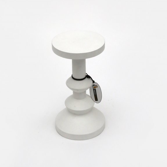 Hekla kertastjaki - hvítur