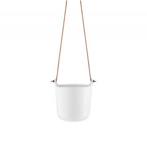 Eva Solo sjálfsvökvandi pottur, upphengjanlegur hvítur