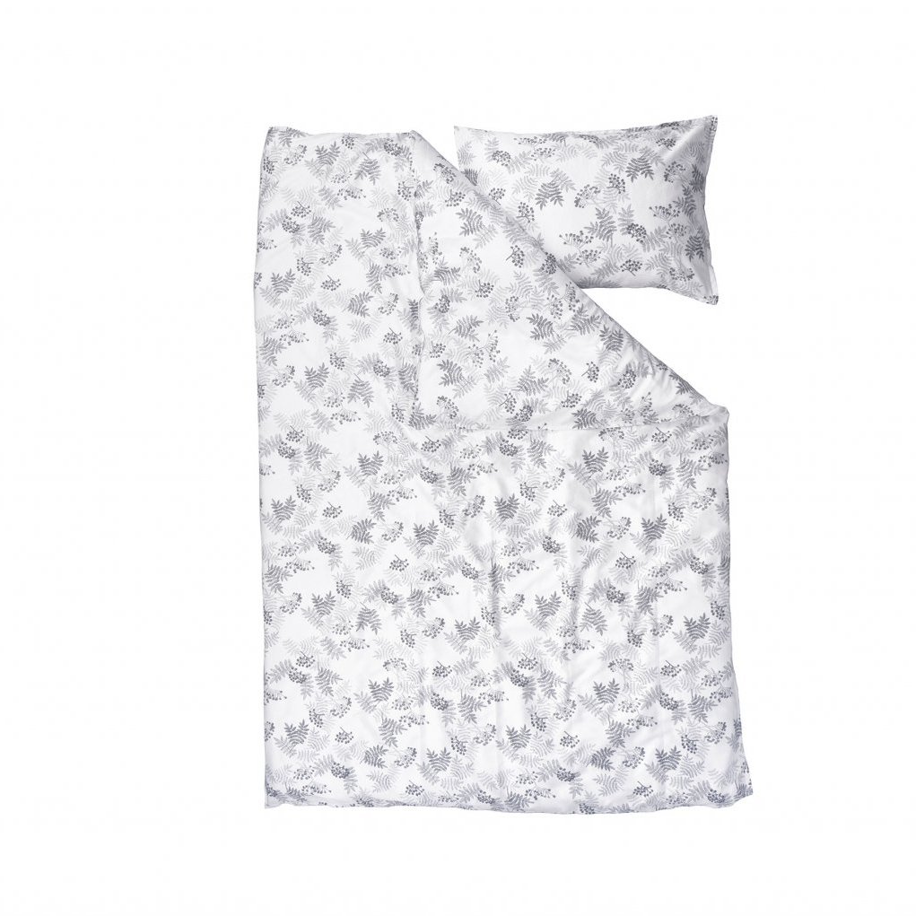 Vorhús sængurverasett, grátt