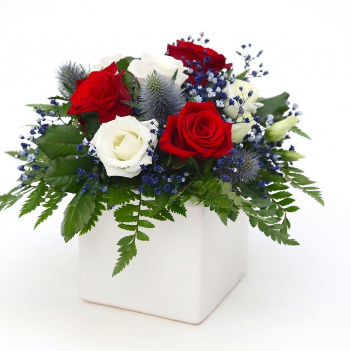 Garðheimaskreyting - fánalitir