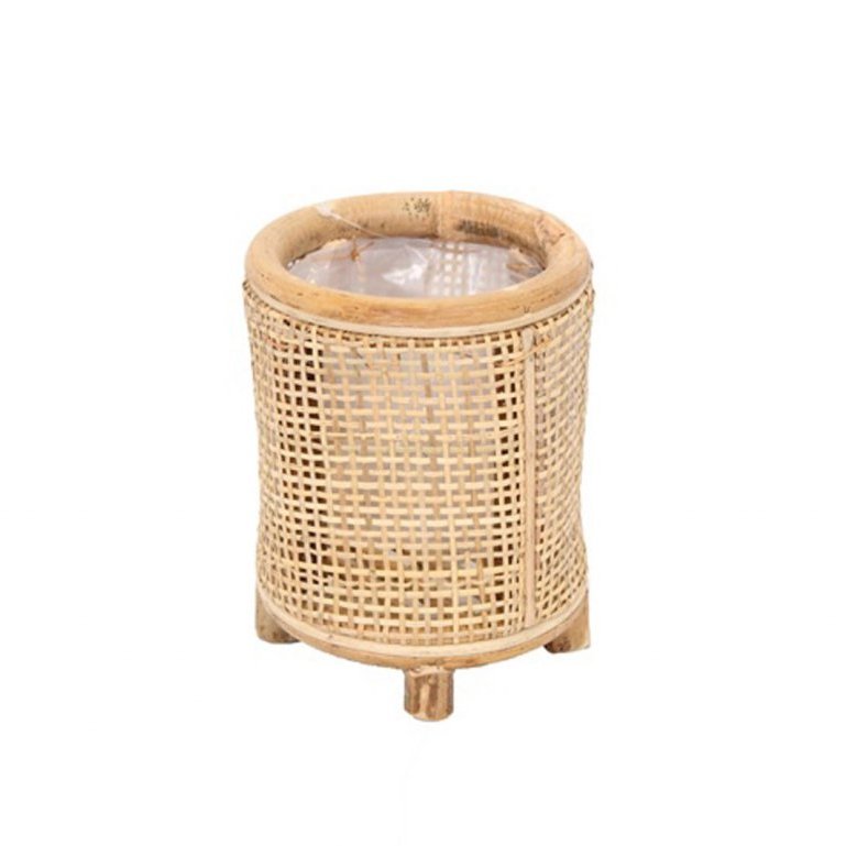 Bastpottur á litlum fótum