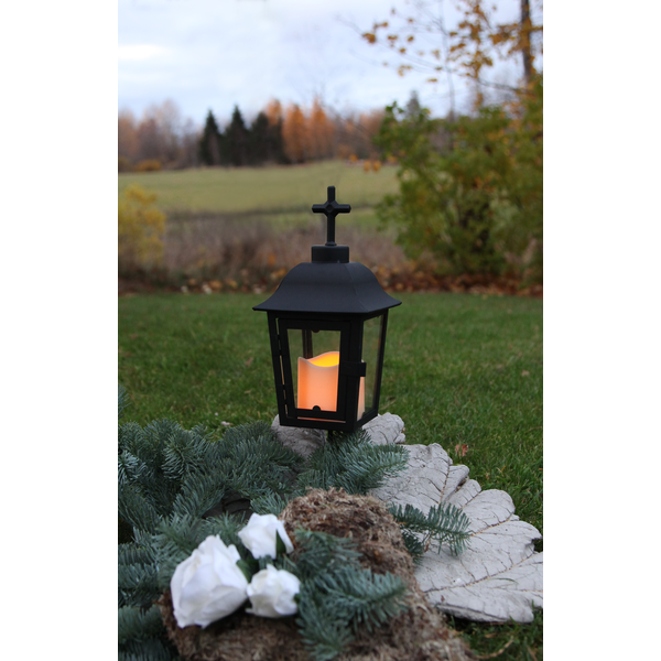 Lukt m batterískerti - svört