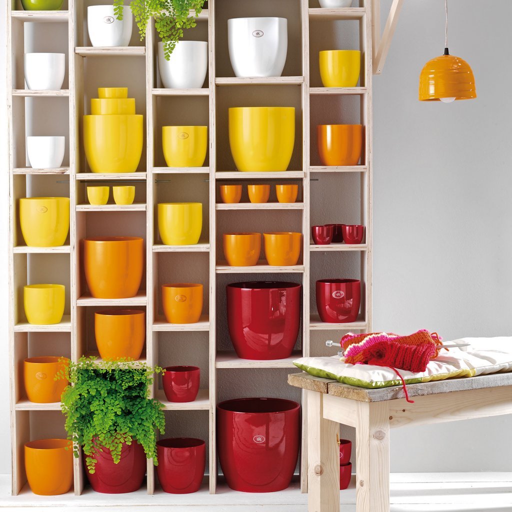 SK blómapottur - Basel Rauður