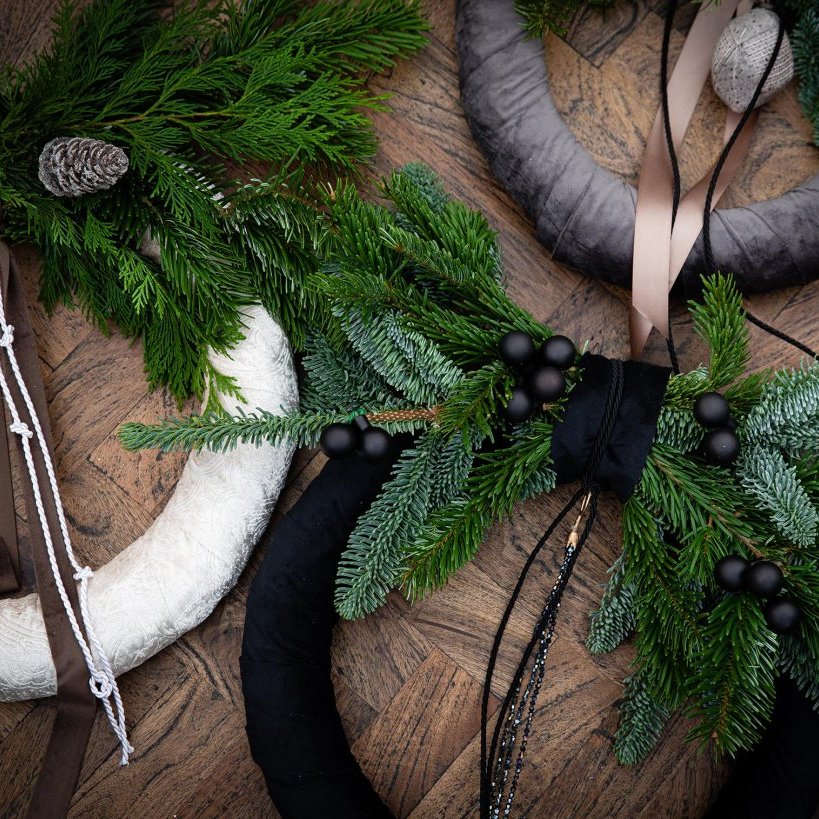 Lærðu að vefja flaueliskrans - myndband