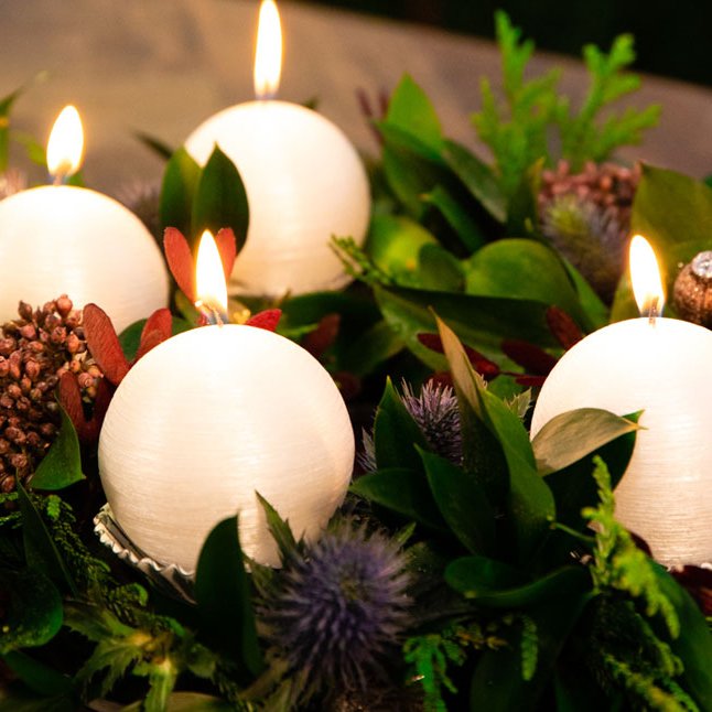 Lærðu að gera aðventukrans - myndband 2