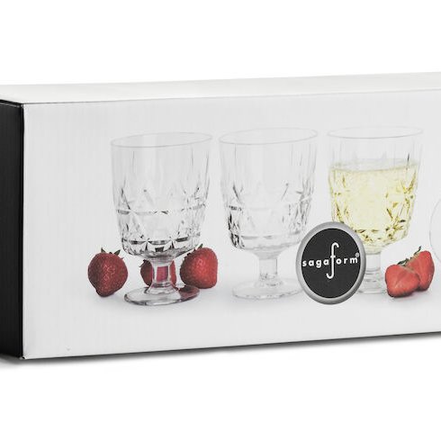 Sagaform picnic glös á fæti