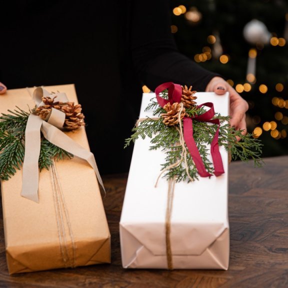 Gjafapappír frá Zoewie, - brúnn