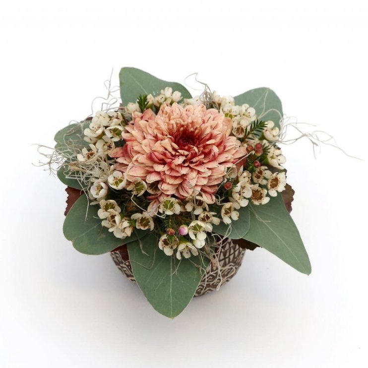 Blómaskreyting í potti