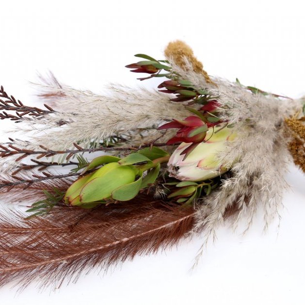 Fermingarblómvöndur - rustic