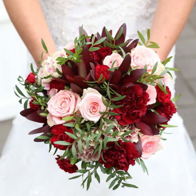 Hamingja brúðarvöndur