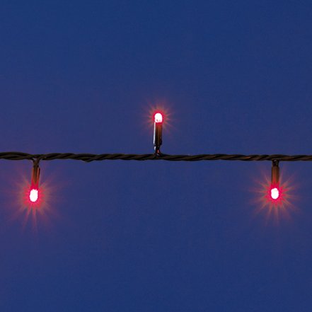 Connect De Luxe 100 ljósa - rauð ljós