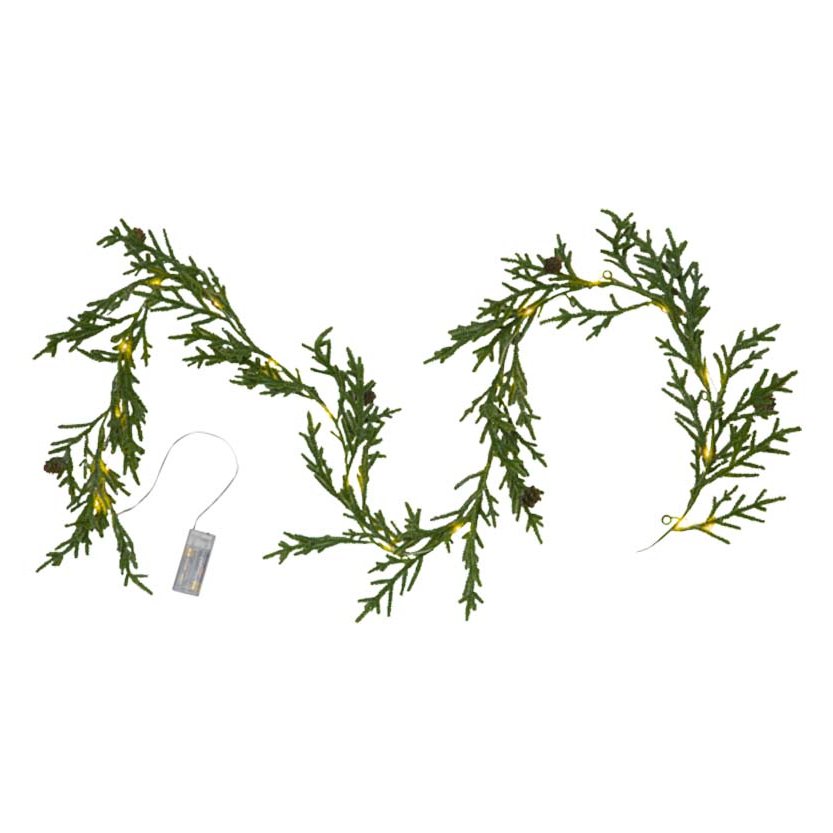 Garland Lummer grenilengja með ljósum