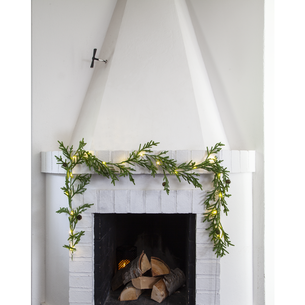 Garland Lummer grenilengja með ljósum