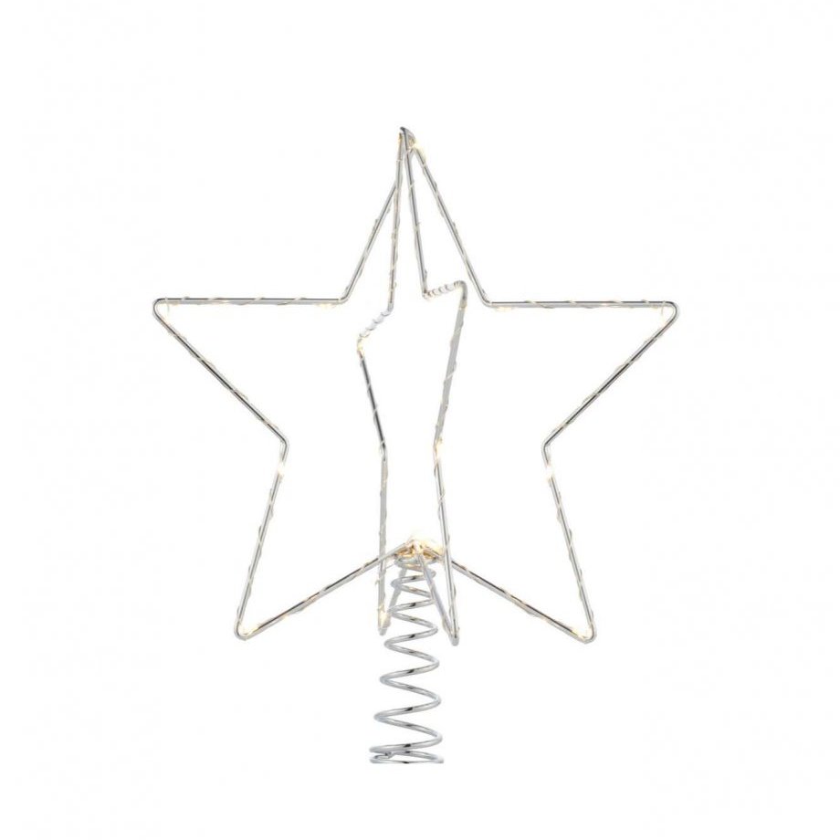 Christina jólatréstoppur - silfur