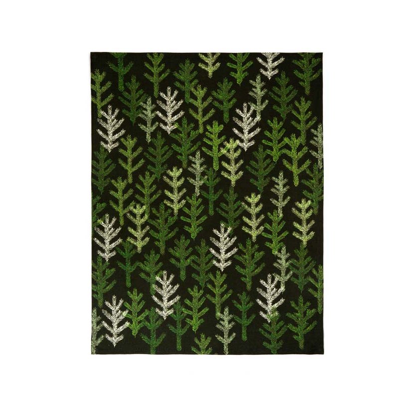 Hekla viskustykki - Greni svart