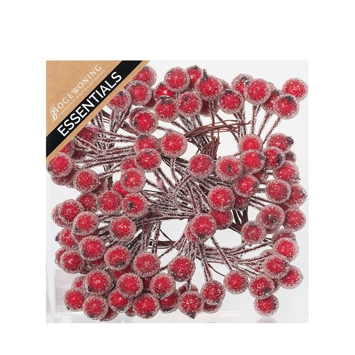 Skrautber á vír - frost